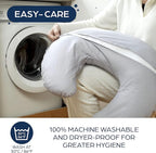 Niimo Nursing Pillow - 100% Cotton Breastfeeding Pillow Cover, Ergonomic Nursing Pillows for Breastfeeding, Machine-Washable Baby Pillow, Breastfeeding Pillows & Breastfeeding Essentials