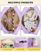 Initial Duffle Bag, Carry On Bags for Women，Birthday Gift for Mom-Overnight Bag with Wet Pocket，Lightweight Travel Bags Personalized Gym Tote with Makeup Pouch