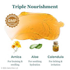 Arnica Gel For Face, Arnica Cream and Bruise Cream to Soothe with Aloe and Calendula for Face and Body, Menthol Free, Alcohol Free, 7oz Pump