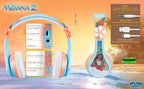 eKids Moana Bluetooth Headphones for Kids, Wireless Headphones with Microphone Includes Aux Cord, Kids Earphones for School, Home, or Travel