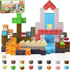 Magnetic Blocks, Magnetic Building Blocks, 3D Construction Build Toys, STEM Sensory Magnet Cubes (Multicolor-100PCS)