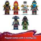 LEGO NINJAGO The Temple Bounty Building Toy - Multi-Level Boat W/6 Ninja Toy Minifigures for Kids, Ages 14+ - Model Building Kit with Display Stand - Dragons Rising Gift for Teen Boys & Girls - 71848
