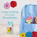 BioSwiss Bandages, Flowers Shaped Self Adhesive Bandage, Latex Free Sterile Wound Care, Fun First Aid Kit Supplies for Kids and Adults, 24 Count