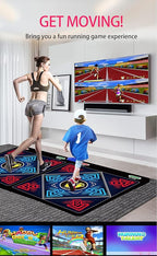 Music Dance Mat for Kids & Adults,Ideal for Fitness Dance Games,64GB Memory Card,899 Games,75 Music Videos,650 Songs.for TV use,Made of Premium Flannel,a Luxurious Gift for Children