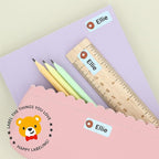 Personalized Name Labels for Kids (60) – Custom Waterproof & Durable Stickers for Clothing, Daycare, Office & School Supplies - Sports