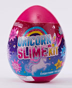 GirlZone Sparkly Unicorn Egg Surprise Slime Kit for Girls, Sensory Toys for Kids, Create Cloud Slime & Magical Unicorn Slime, Ideal Arts and Crafts Easter Gift for Kids Aged 7-12 Years Old