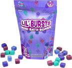 Tub Works Lil' Bursts Mini Bath Bombs for Kids, 90 Count, Cosmic | Nontoxic | Tiny With A Burst of Color, Foam & Bubbles | Customize With Fun Colors | Create Bath Art