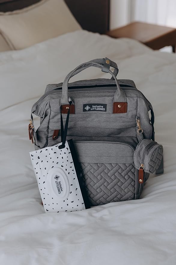 Baby Diaper Bag Backpack with Changing Station, Large Capacity, USB Port, Pacifier Case, Mosquito Net & Wipes Bag Stylish Travel Bag for Boys, Girls, Moms & Dads, Shower Gift