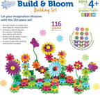 Learning Resources Gears! Gears! Gears! Build & Bloom Building Set - 116 Pieces, Ages 4+, STEM Activities, Fine Motor Skills, Toddler Explorer Kit, Science and Construction