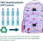 Wildkin ECO rPET 15-inch Kids Backpack – Sustainable, Padded, Adjustable – Sweet Dreams