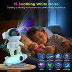 Astronaut Galaxy Projector for Bedroom, Star Projector Galaxy Light with App & Remote Control, White Noises, Bluetooth Speaker, Rocket Night Light for Kids, Ceiling, Gifts, Room Decor