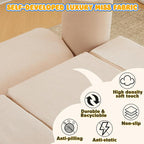 jela Foam Blocks 6Pcs Soft Play Equipment Luxury Miss Fabric, Toddler Climbing Toys Indoor Soft Play Climbing for Toddlers, Lightweight Climbing Blocks for Babies, Kids, Climb and Crawl Foam Playset