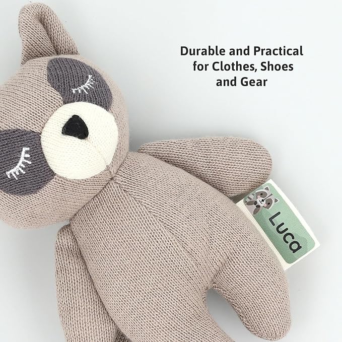 Personalized Name Labels for Kids (180) – Custom Waterproof & Durable Stickers for Clothing, Daycare, Office & School Supplies - Forest Animals