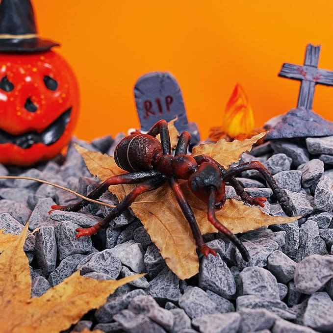 Toymany 12PCS Realistic Insects Figurines Toys - Plastic Bugs Figures Set with Cricket Bee Ant Dung Beetle, Educational Halloween Toy Cake Toppers Christmas Birthday Gift for Toddlers Kids