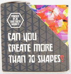 Shashibo Shape Shifting Box - Award-Winning Fidget Toy w/ 36 Rare Earth Magnets - Fidget Cube Transforms Into Over 70 Shapes, Sensory Toy Gift for Kids, Teens, and Adults (Confetti)