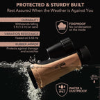 12x50 Monocular Telescope - FMC Fogproof, IP67 Waterproof Hand Held Telescope - BAK4 Phase and Dielectric Coated Prism - Adventure Accessories Set: Bag, Smartphone Adapter, Mini Tripod