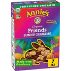 Annie's Friends Organic Bunny Graham Snacks, Chocolate Chip, Chocolate, and Honey, 7 oz