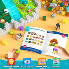 Magnetic Blocks Building Toys Games for 3 4 5 6 7 8 9 Years Old Boys & Girls Magnet STEM Sensory Toddler Kids Learning Toys Xmas Birthday Gifts for Ages 3+