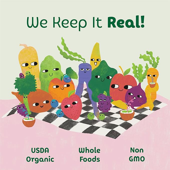 Sprout Organics, Toddler Snacks, CoComelon Blueberry Apple Wafflez, Single Serve Waffles, 50-Count