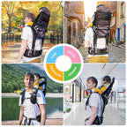 Baby Shoulder Carrier Baby Hiking Backpack Carrier with Rain Cover Sun Shade for Child Safe Backrest and Toddler Ergonomic Seat Holds 40 Pound for Children Between 6 Months-3 Years Old Babies