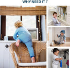 Inaya Baby Proofing Door Knob Cover (4 Pack) - Prevent Children from Opening Doors, Fit Most Round Knobs - Door Knob Safety Cover for Kids, Child Proof Door Lock, Child Proof Door Locks - White