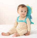 Feidoog Baby Head Protector Cushion Backpack with 3 Knee Pads for Walking & Crawling,Green