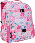 Wildkin ECO rPET 15-inch Kids Backpack – Sustainable, Padded, Adjustable – Pink Floral