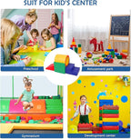 Tunnel/Ramps Foam Climber, Climb & Crawl Foam Activity Play Set for Toddlers and Kids, Safe Indoor Crawling Gym Equipment for,Infant,Baby Waterproof Easy to Clean