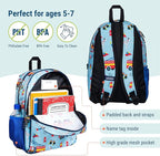 Wildkin 15-inch Kids Backpack – Durable, Padded, Adjustable for School & Travel - Firefighters