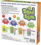 Funwares Colorful Squid Squish: Fast-Paced Floor Game for Kids, Interactive Learning, Hand-Eye Coordination, Counting and Color Game, Active Play, 2-4 Players, Ages 4-8