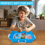 Ocean Sensory Bin, Ocean Sensory Water Toys with Sea Animal for Toddlers Boys and Girls, Kids Toys Gift Sand Box for Age 3 4 5 6 7 8