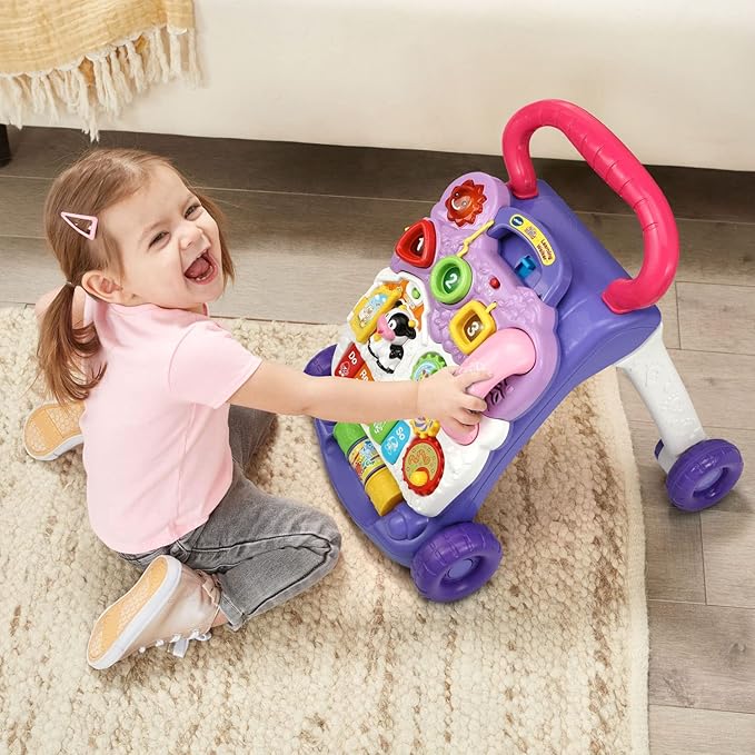 VTech Sit-to-Stand Learning Walker (Frustration Free Packaging), Lavender