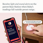 Owlet Dream Duo (Gen 2) Smart Baby Monitor Bundle – HD Video Camera + Wearable Sock Tracks Baby’s Oxygen, Heart Rate & Sleep