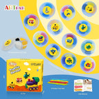 Kids Air Dry Clay Kit,12 Pack Traffic Modeling Magic Clay Sculpting Set | Ultra Light Non-Toxic DIY Art & Crafts School Classroon Projects,Home Party Favors Supplies for Boys Girls Adults