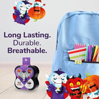 BioSwiss Bandages, Halloween Ghouls Shaped Self Adhesive Bandage, Latex Free Sterile Wound Care, Fun First Aid Kit Supplies for Kids and Adults, 50 Count