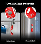 DOQAUS Digital Meat Thermometer, Instant Read Food Thermometers for Cooking, Kitchen Probe with Backlit & Reversible Display, Wide Temperature Range for Turkey, Grill, BBQ, Baking, Bread, Sourdough