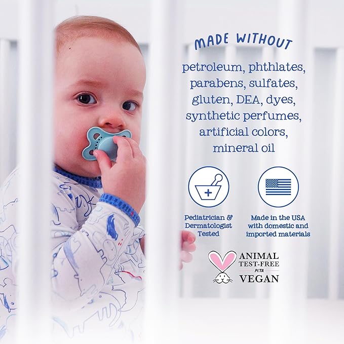 Oilogic Stuffy Nose & Cough Vapor Chest Roll-On Essential Oil for Babies & Toddlers - Gentle Baby Essentials - Pediatrician-Tested & Safe for Babies, 2 Fl Oz