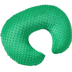 Nursing Pillow and Positioner with Cover for Breastfeeding and Bottle Feeding, Propping Baby, Tummy Time, Baby Sitting Support, Awake-Time Support (Fern Green, 22" x 17.7" x 5.9")