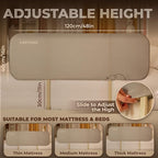 Toddler Bed Rail with Night Light - Foldable Bed Side Rails - Fits for Most Beds: Bed Rails for Full Size Bed, Queen Size Rails, Twin Rails - Portable Fence for Baby - 48 inch