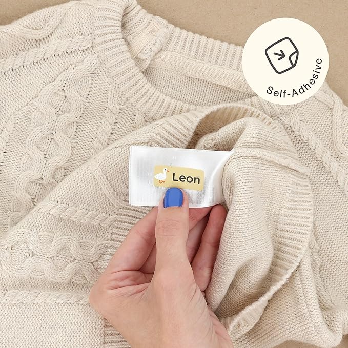 Personalized Name Labels for Kids (120) – Custom Waterproof & Durable Stickers for Clothing, Daycare, Office & School Supplies - Animals