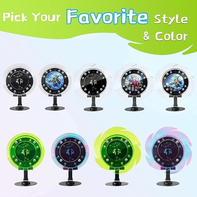 STEM DIY Toys Hand Assembly Electronic Spin The Wheel | Science Craft Kit for Kids Ages 8-9-10-11-12-13-14-15+ Years Old | Educational Gifts for Boys&Girls | Video Guide (Fire Wheel-Rumble Meow)