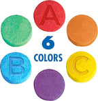 Mr. Bubble Fizzy Tub Colors Bath Water Coloring Tabelets, 6 Bright Colors, Red, Orange, Yellow, Purple, Blue and Green, Fragrance Free, Cap Makes Colorful Waterfall (3 Jars, 150 Tablets Each)