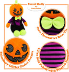 June Garden 12" Sweet Dolly Halloween Pumpkin - Stuffed Ultra Soft Baby Doll for Kids