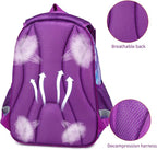 Cusangel Backpack for Girls Boys School Bookbags Kindergarten Elementary Lightweight Waterproof Multifunctional Large Capacity for Backpack (16 inch Fun Prints)