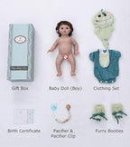 Reborn Toddler Baby Doll Boy with Freckles – 18 Inch Realistic Full Vinyl Body Real Life Baby Dolls with Accessories for 3+ Year Old Girls Gifts, Pretend Play, Premium Collectible Gift