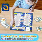 deli Magnetic Alphabet Maze, Wooden Montessori Toys for Tolddlers, Learning Educational Fine Motor Skills Toys for Kids 3 4 5 Year Old Gifts