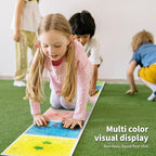 LONGKING 4-Sheet Liquid Square Sensory Tiles, Animal Pattern, Colorful Floor Tile for Play Centers, Playroom, Lava Tiles, 11.8"x11.8"