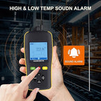 Tzone RTD Temperature Data Logger USB with Probe, PT100 Thermometer Logging Calibrated Digital Industrial Temp Logger with 61440 Recordings and Sound Alarm for Freezer Lab HVAC (-160℃ to 300℃)