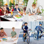 FEBSNOW 4 Pack Baby Refillable Baby Wet Wipe Dispenser, Reusable Wipes Pouch Container, Lightweight Portable Travel Wipes Holders