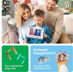 12 Piece Support Column Expansion Supporting Pack for Magnetic Race CarTrack Magnet Tile Building Block Construction Kit Education Toy Boys Girls STEM Puzzle Toy Kids Boy Girl Toddler 3+ PicassoTiles